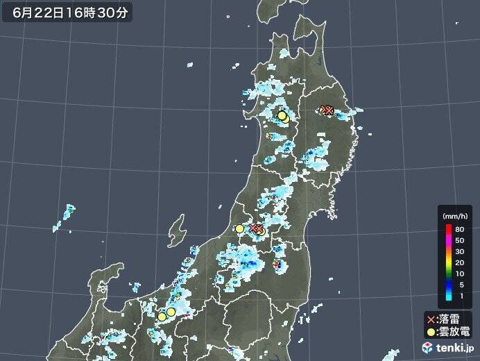 東北の2週間天気 今週はゲリラ雷雨 来週は梅雨本番 大雨に注意 21年6月22日 エキサイトニュース