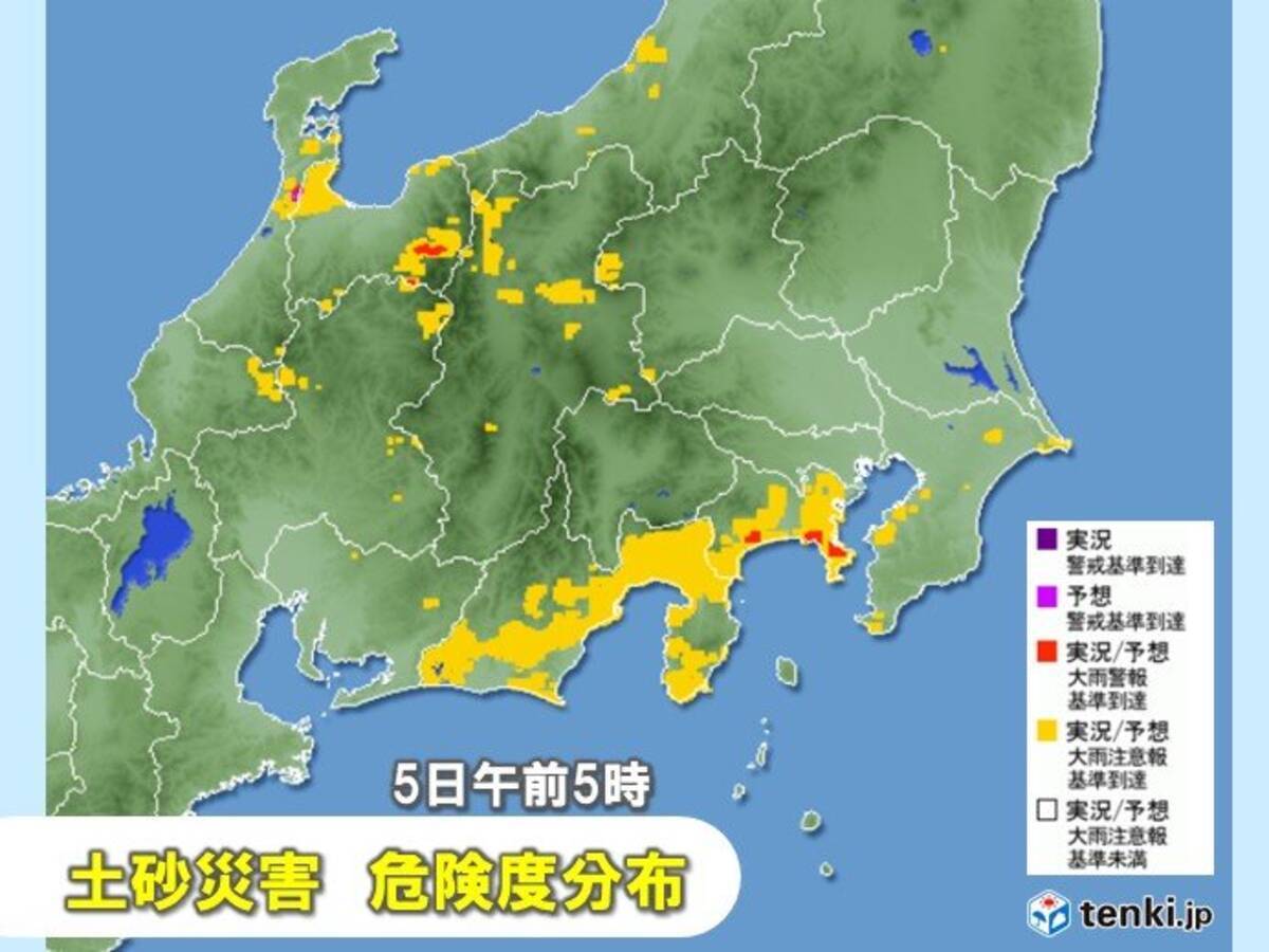 5日 月 少しの雨でも土砂災害に厳重警戒 急な暑さにも注意 静岡30 21年7月5日 エキサイトニュース