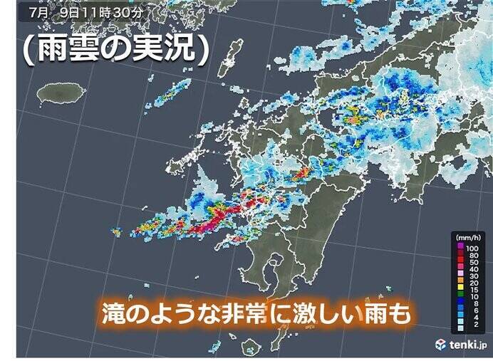九州　週末にかけて大雨に警戒　線状降水帯の発生のおそれも