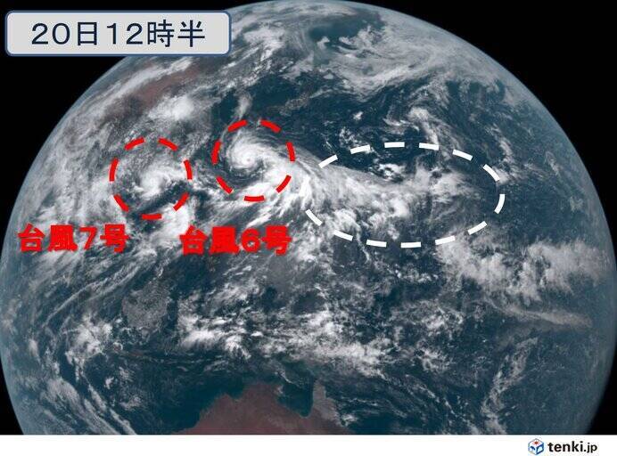 「台風6号」沖縄は大荒れの天気が長引く恐れ　南の海上では別の熱帯擾乱も発生か