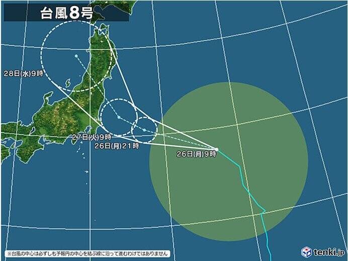 2週間天気 あす27日 関東や東北に台風8号上陸か 熱中症と新たな台風にも注意 21年7月26日 エキサイトニュース