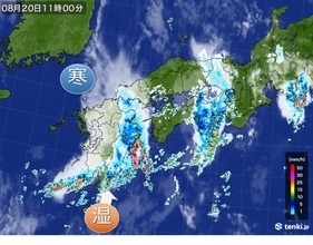 九州　大気不安定　週末にかけても激しい雨に警戒