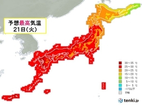 西日本中心に真夏日の所も　熱中症対策を万全に　暑さいつまで?