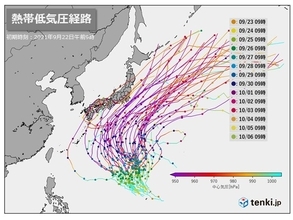 台風のたまご発生か　10月入ってすぐに本州接近のおそれも　今後の動向に注意