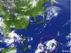 まだ台風シーズン　南の海上で熱帯低気圧が発生　今後の動向に注意