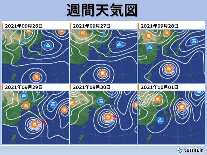 台風16号　急速に発達しつつ北上　週明けには日本の南で「猛烈な」勢力に