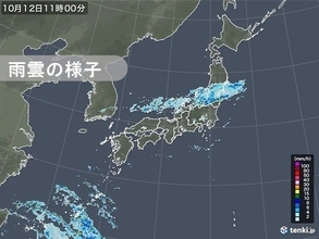 東北南部や北陸　やや強い雨を観測　夜にかけて関東～九州でも雨の降る所が多い