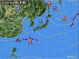 「21日　日本海側は雨や雷雨　太平洋側は晴れても北風冷たい」の画像2