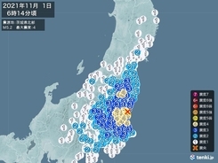 福島県、茨城県、栃木県で震度4の地震　津波の心配なし