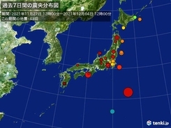 地震頻発　きょう4日も長野県で震度3　「ここ1週間の地震発生回数」