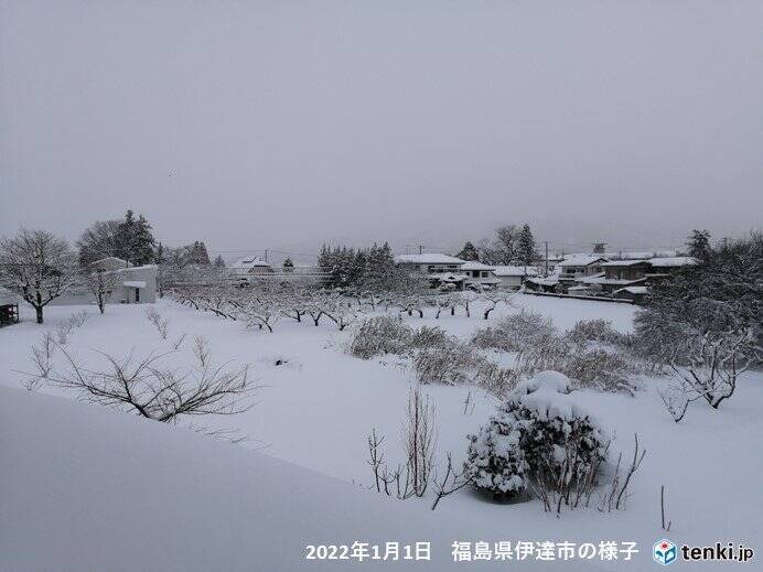 正月早々ドカ雪　北海道や東北・関東甲信・北陸などで降雪強まる　車の運転は慎重に