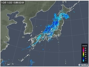 寒冷前線南下中　三重県で激しい雨