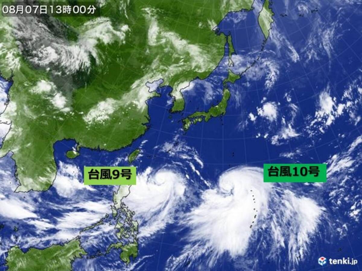 台風 12日間で5個発生 19年8月7日 エキサイトニュース