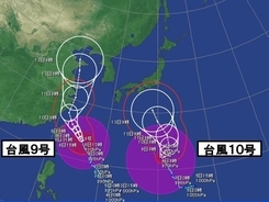 週間　台風10号　お盆の日本を直撃か