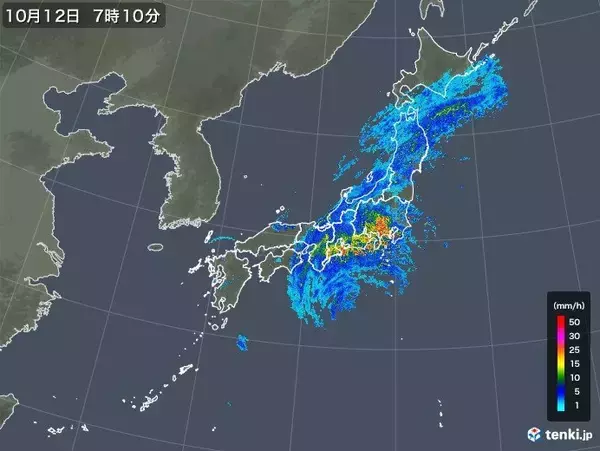 「台風19号　非常に強い勢力で関東・東海に上陸へ」の画像