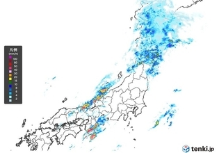 あちらこちらで雨雲発達　夜にかけて雨の降り方に注意