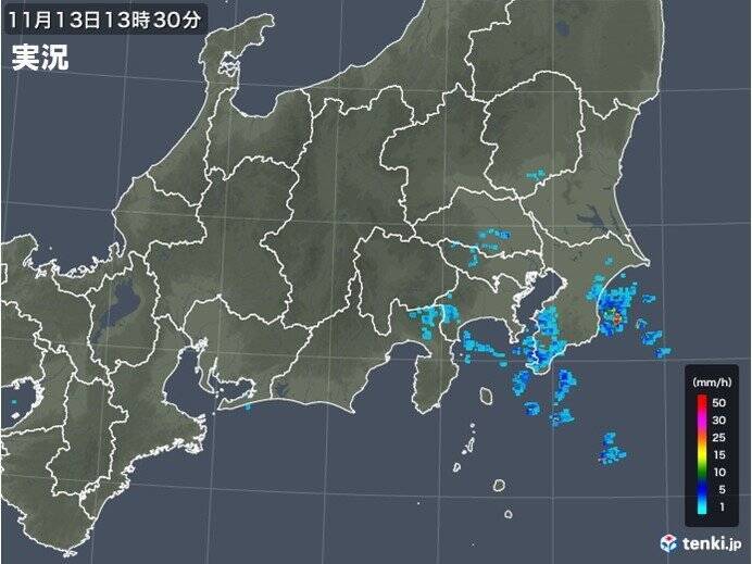 関東　雨雲発生中　都心はお帰りの時間に雨か