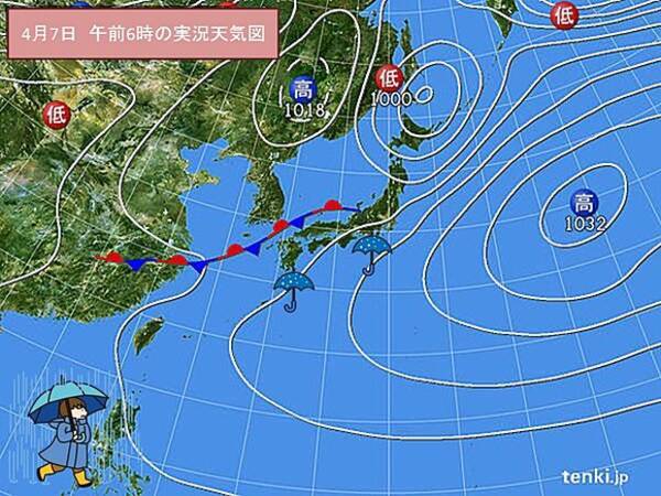 今年一番の暖かい朝 7月上旬並みも 17年4月7日 エキサイトニュース