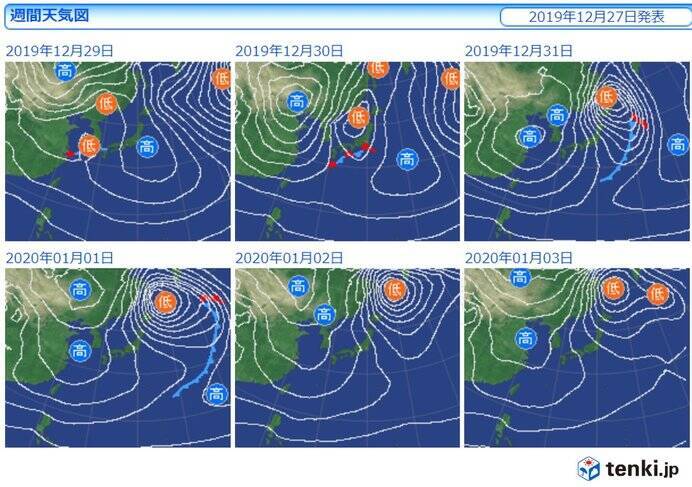 関西 年末年始の天気 19年12月27日 エキサイトニュース