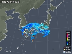 西日本では大気の状態不安定　九州で落雷多数