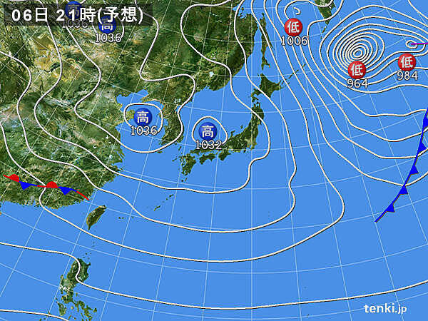 6日　日本海側は大雪　広く北風強く　今季一の寒さ