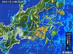神奈川、茨城に大雨・洪水警報