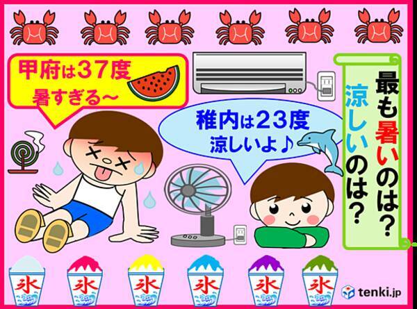 どこへ行けど暑さ強烈 唯一涼しいのは 17年7月15日 エキサイトニュース