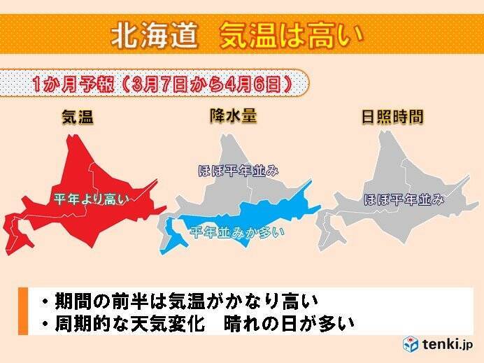 北海道 今後1か月とサクラ開花予想 年3月5日 エキサイトニュース