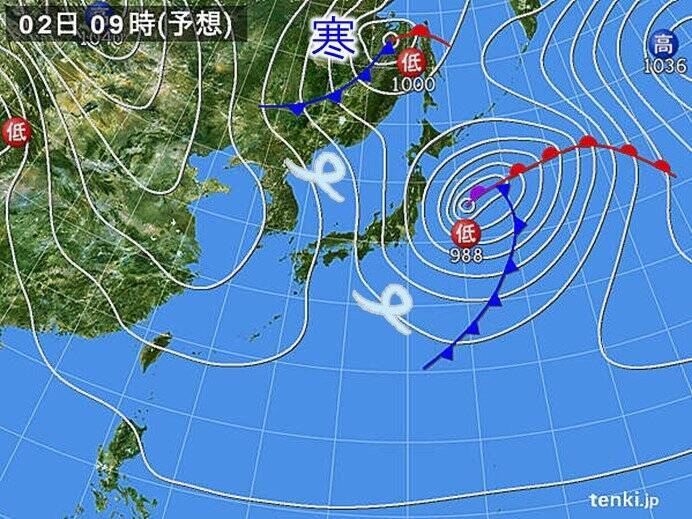 週間 2日にかけて低気圧が発達 冷たい風の吹く日も 2020年3月31日 エキサイトニュース