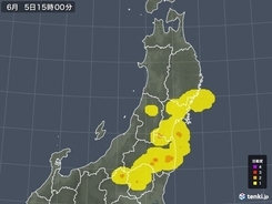 関東・東北で雨雲発達中　この先も雷に注意