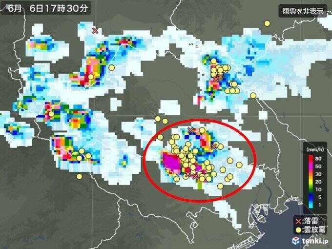 埼玉県で非常に激しい雨を観測 東京や埼玉に竜巻注意情報 年6月6日 エキサイトニュース