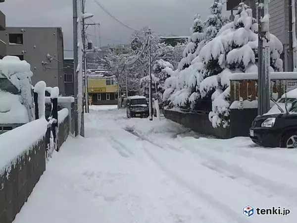 札幌　また11月に大雪!