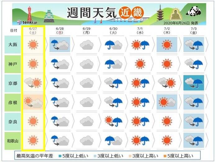 関西 梅雨前線が南下中 天気の急変に注意を 年6月26日 エキサイトニュース