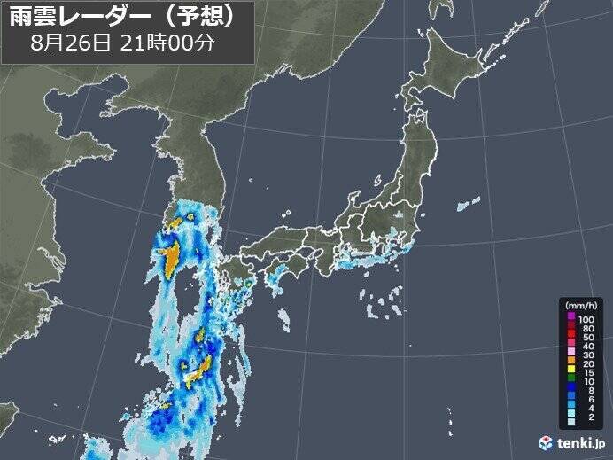 沖縄・西日本で激しい雨　関東も今夜は雨に注意