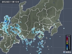 関東・東海・近畿などに活発な雨雲　猛烈な雨も　天気急変に注意