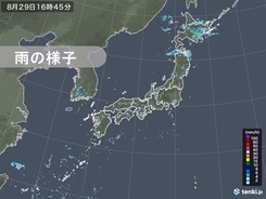 あちらこちらで雨雲発達　福島県や愛媛県で非常に激しい雨を観測