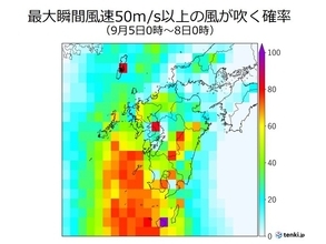 九州　台風10号による記録的暴風に最大級の警戒を
