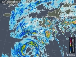 九州　台風10号、太平洋側で土砂災害の危険高まる