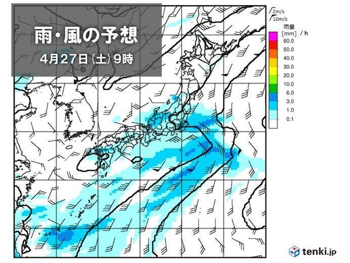 ゴールデンウィークの天気　前半は西・東日本で度々雨　後半は行楽日和も　暑さに注意