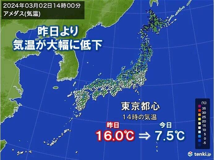 厳しい寒さいつまで?　この先も春と冬とをいったりきたり　寒暖差に注意