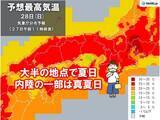 「関西　ゴールデンウィークの天気　28日(日)は真夏日の所も　熱中症に注意を」の画像2