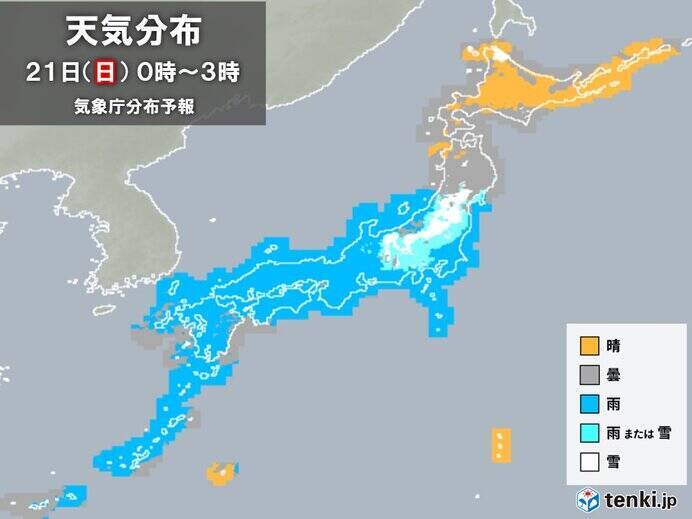 関東の山間部は大雪・沿岸部は季節外れの大雨や暴風に警戒　西日本も落雷・突風に注意