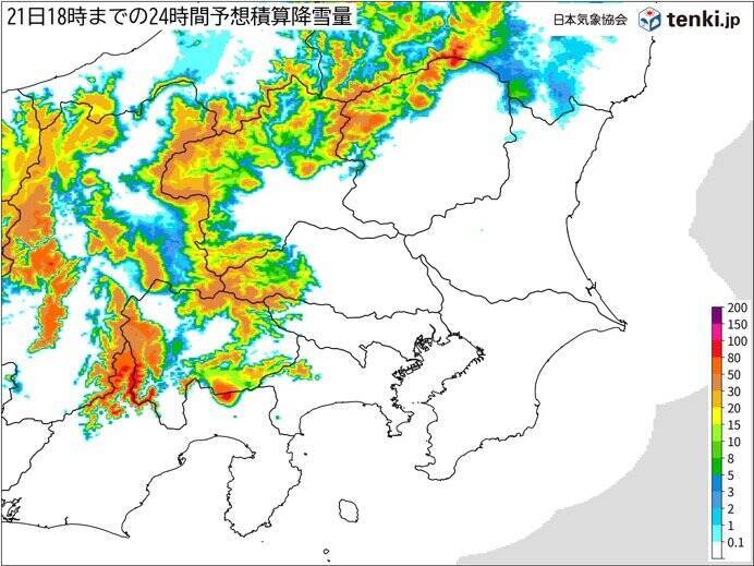 関東の山間部は大雪・沿岸部は季節外れの大雨や暴風に警戒　西日本も落雷・突風に注意