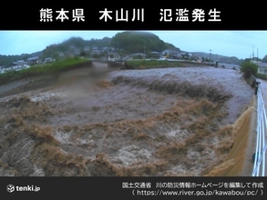 九州　大雨で川の水位が急増　川の氾濫も　広範囲に土砂災害警戒情報　早めに避難を
