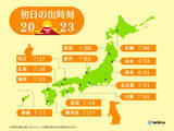 「2023年「初日の出」 九州～関東で期待大　北日本の太平洋側もチャンスあり」の画像2