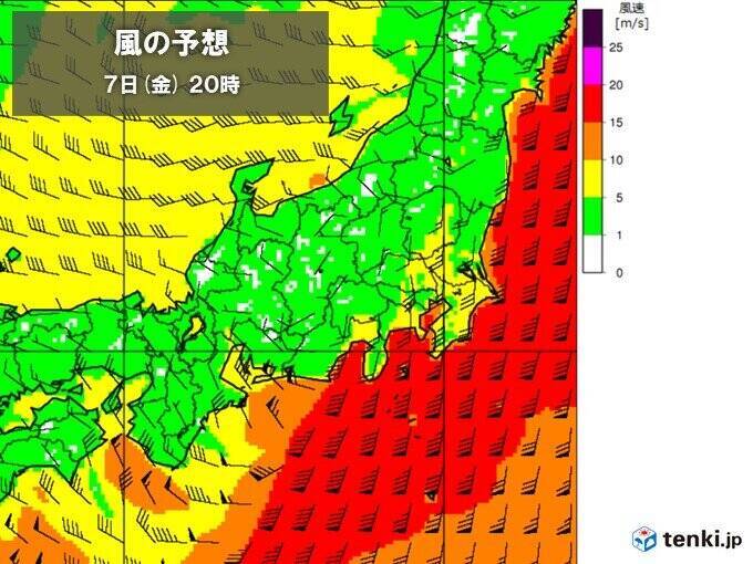 東京都心で最大瞬間風速20メートル超 関東は帰宅時間に強風ピーク 2023年4月7日 エキサイトニュース 0730