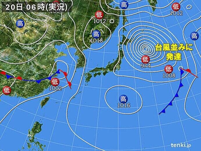 北海道東部　最大瞬間風速25メートル超えの暴風　台風並みの低気圧の影響いつまで?