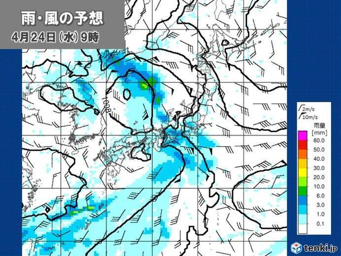 明日23日　愛媛県など警報級大雨の恐れ　明後日24日は強雨エリアが北日本まで拡大