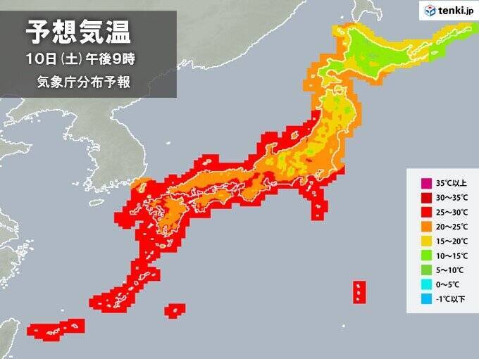 秋の空でも残暑厳しく　都心3日ぶり真夏日　九州で猛暑日迫る　お月見は秋風心地良い