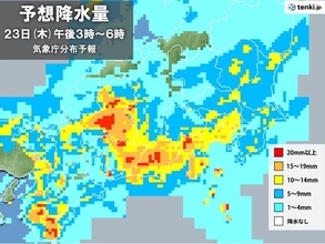 3月として観測史上1位の大雨も　太平洋側は午後も激しい雨に注意　関東も本降りに